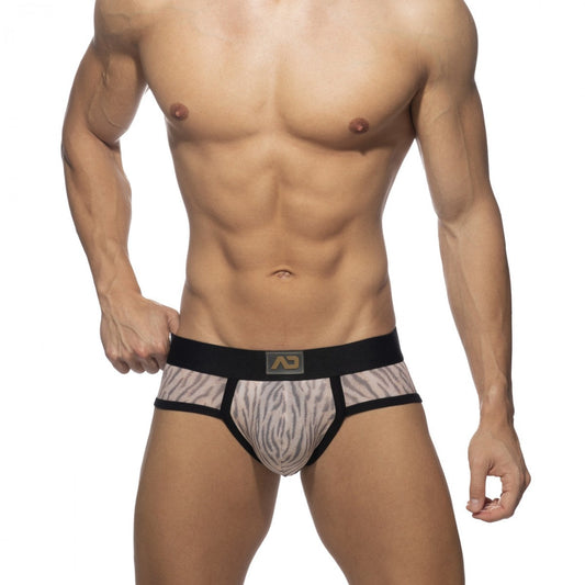 ADDICTED TIGER PRINT BRIEF - BEIGE - ADDICTED SA