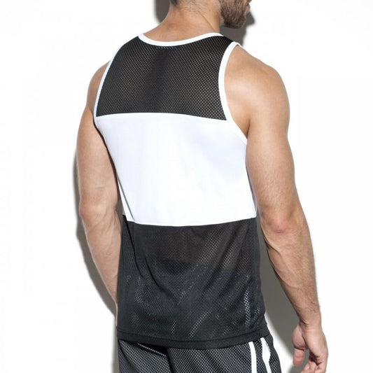 ES COLLECTION FITNESS MESH TANK TOP - BLACK - ADDICTED SA